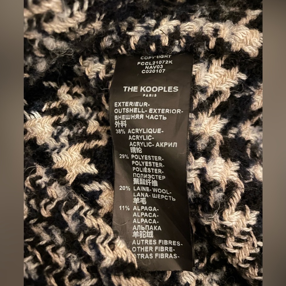 The Kooples Oversized Tweed Wool Blend Shacket - Picture 6 of 10